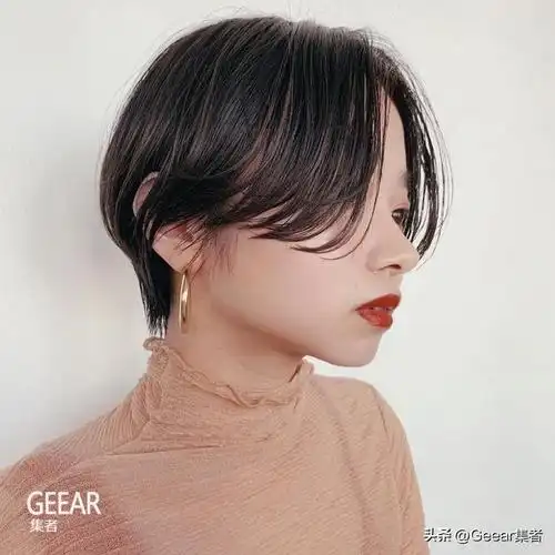 烫刘海发型,"c 字弯"烫刘海发型