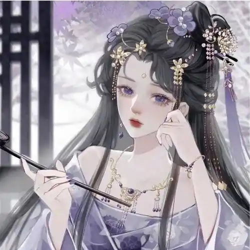 古风头像仙气古风动漫女生头像_小孩_心脏_正中间