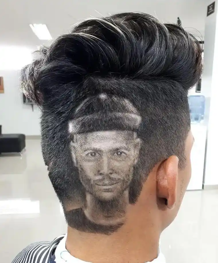男士发型分享 #发型雕刻 #男士发型雕刻 #雕刻发型的图案 - 抖音