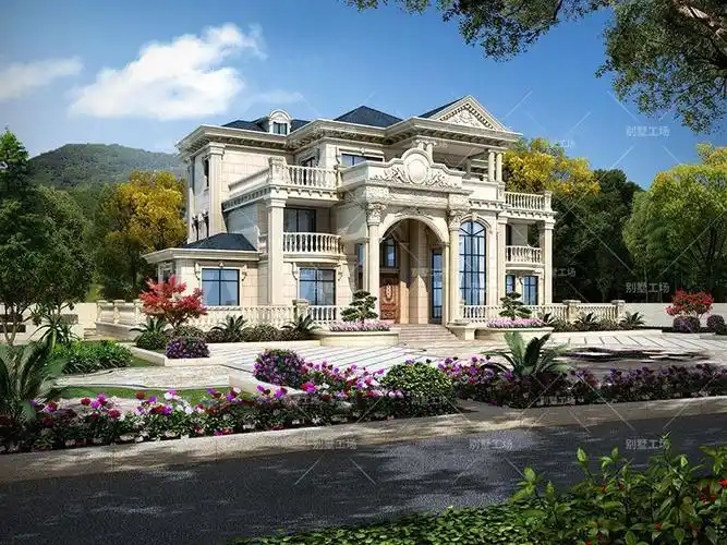 好房不分地域这样的三层欧式别墅外观图建在农村绝对让人羡慕不已