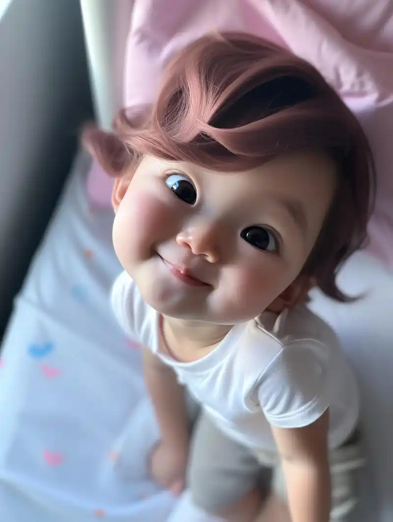 迷上了ai绘画96 萌宝的头像,太好玩了,一键生成  #黄油ai##标题生成