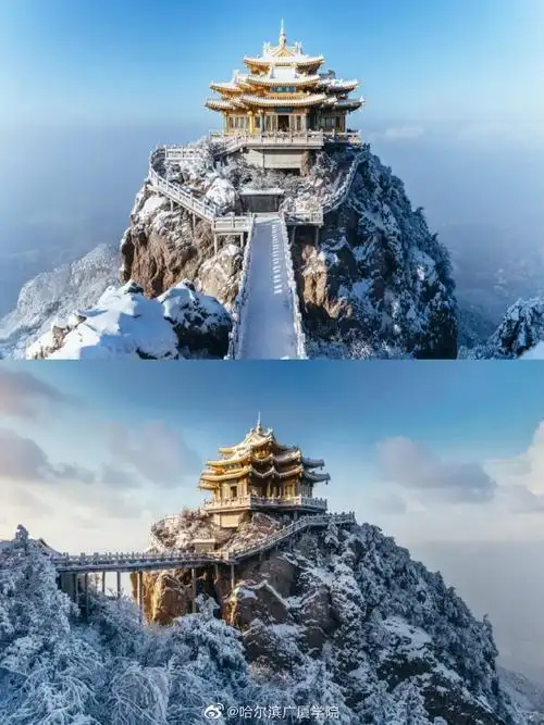 这里景致犹如仙境,跨国南天门,映入眼帘的建筑,犹如天上宫阙,来体验做