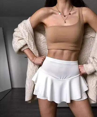 有马甲线的女生根本不用看脸!