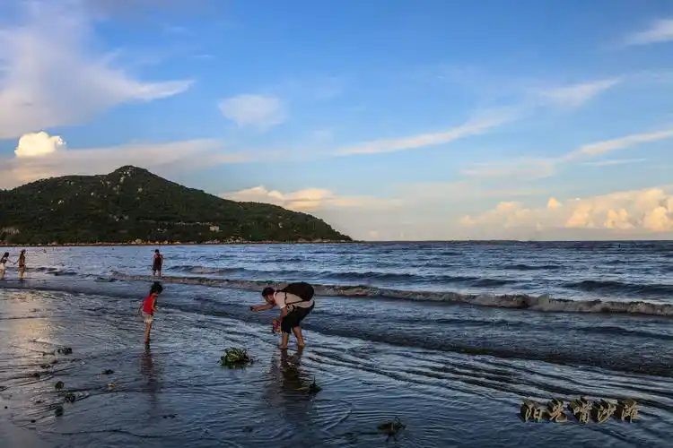 珠海三灶阳光嘴沙滩