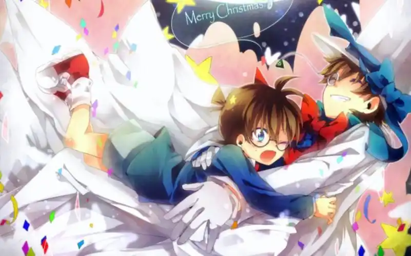 工藤新一 江户川柯南 黑羽快斗 怪盗基德 真是小兰看了落泪 青子看了