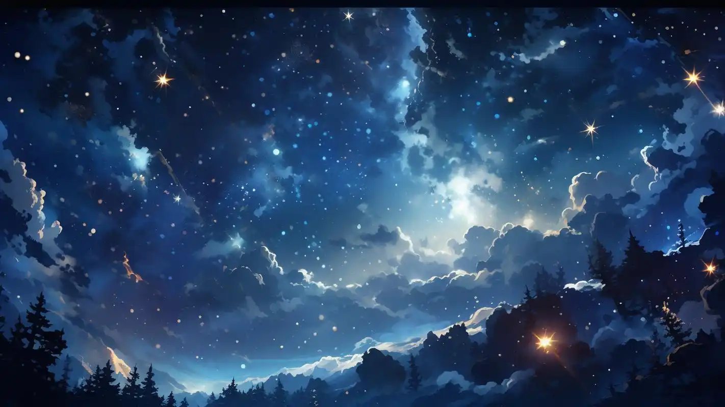 全屏高清平板夜空壁纸,感受星河璀璨78