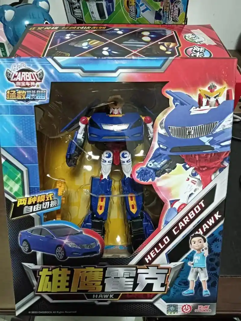 咖宝车神,雄鹰霍克#儿童玩具 #咖宝车神玩具 #机器人变形玩 - 抖音