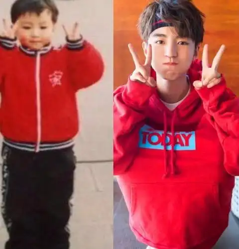 明星小时候模样!李现到底经历了什么,榜首简直和小时候一模一样|李现|