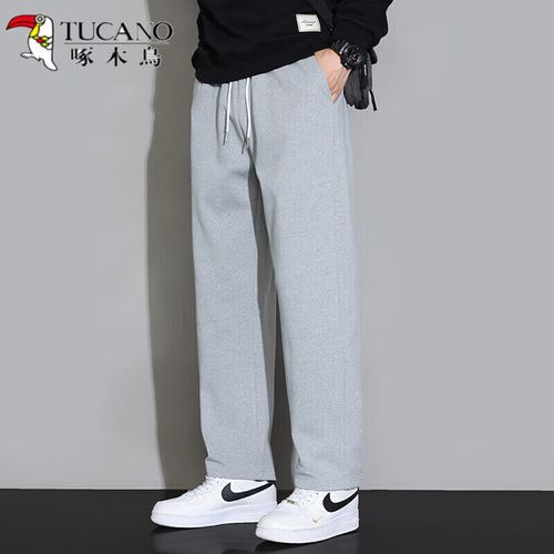 款男士长裤休闲裤秋冬百搭运动裤裤子 灰色 m【男装高端十大品牌】