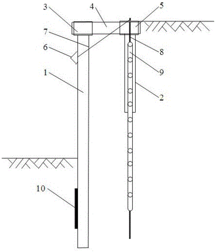 一种双排桩基坑支护结构制造技术
