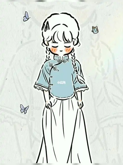 杨紫的卡通简笔画