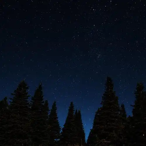 唯美的夜晚星空图片大全
