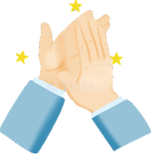 商务拍手鼓掌掌声祝贺恭喜欢迎手势