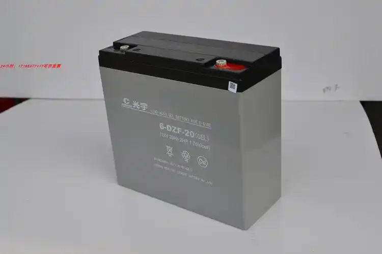 光宇胶体蓄电池6dzf2012v20ah维护电瓶车电动三轮全新蓄电池