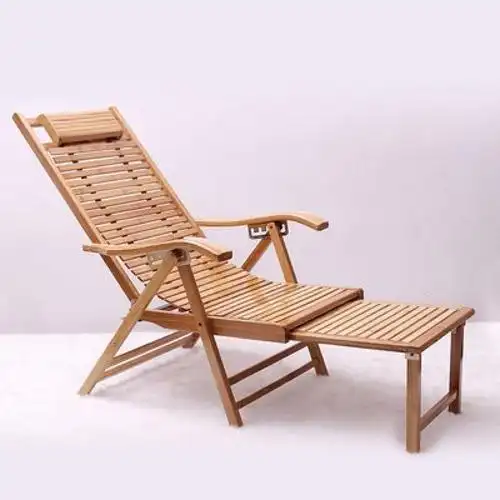 苏宁放心购竹椅躺椅竹制品靠背摇摇椅休闲懒人椅睡椅折叠办公午休竹子