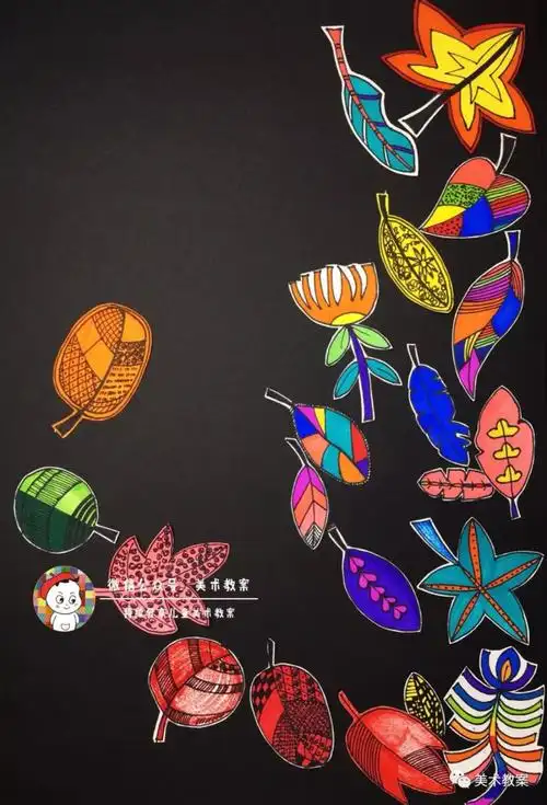 儿童画创意线描装饰画教程线条就该这样画