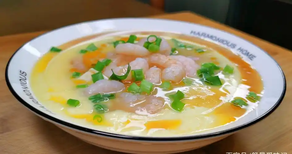 虾仁蒸鸡蛋的家常做法,鸡蛋滑嫩无蜂窝,营养好吃味道棒,解馋_高清图集