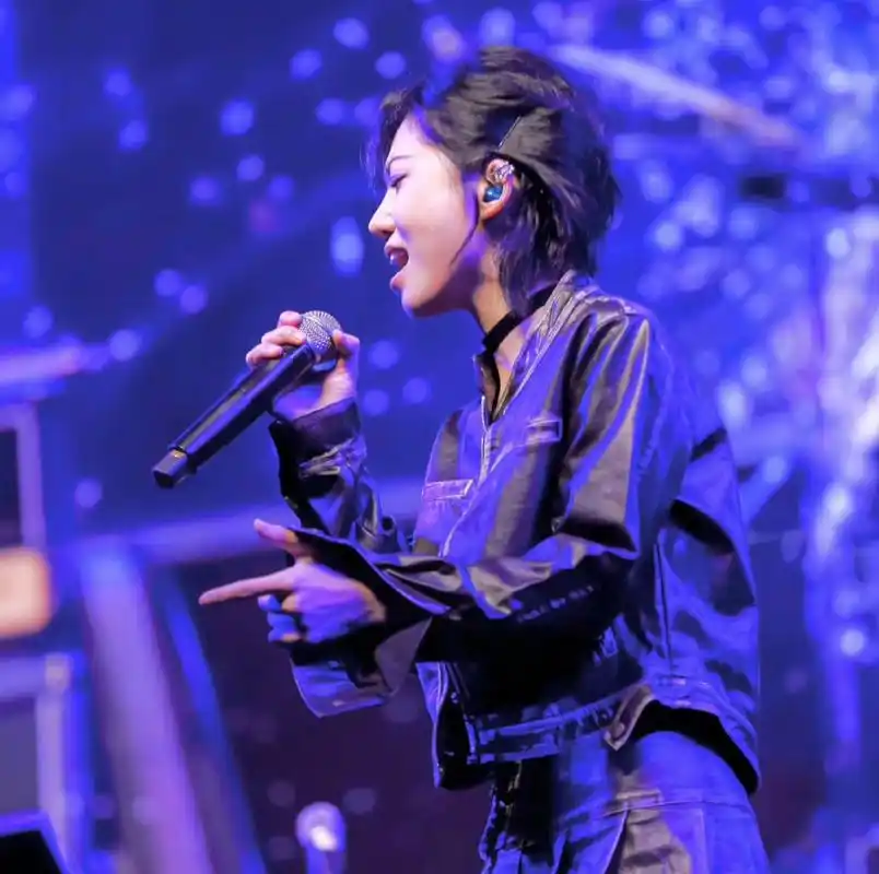 当年洪辰在2011快女比赛时也是以声音嘹亮见长,蔡国庆等评委对其赞许