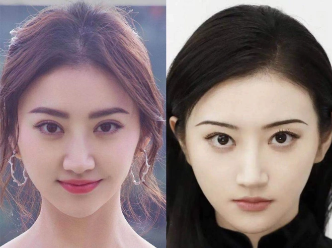 修复完双眼皮后景甜终于重新做回人间富贵花了