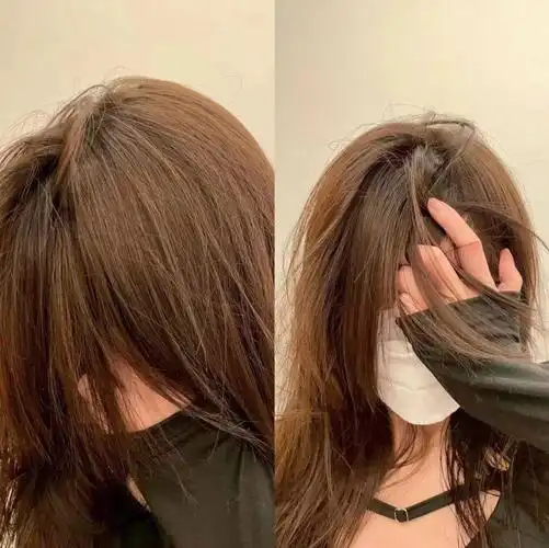 除非把头发染黑这次染了栗棕色,用的格格家的染发剂这个栗棕色真的就