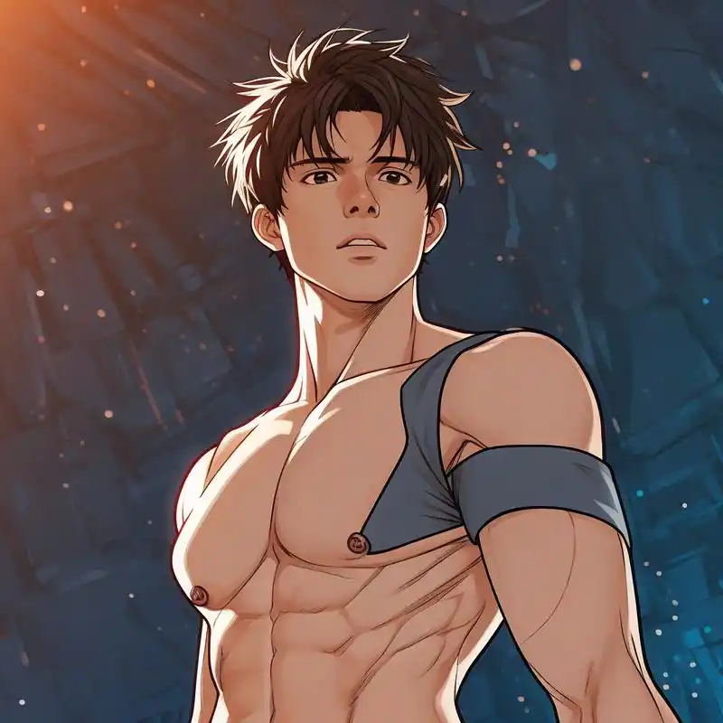 男生腹肌头像94