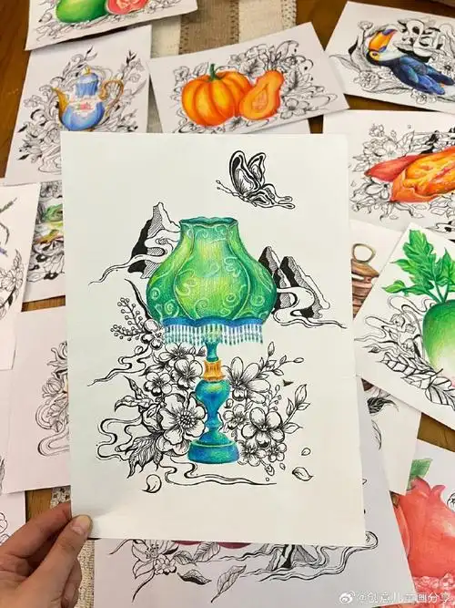 彩铅写实画##彩铅