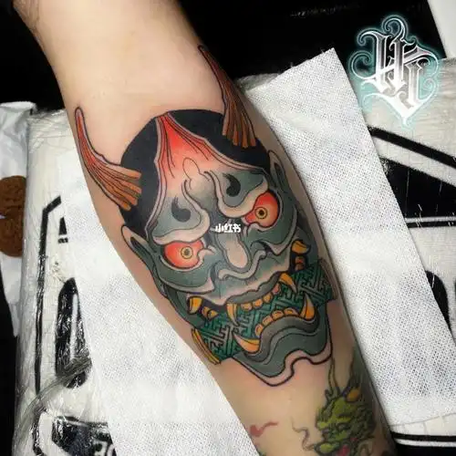 花臂  #传统纹身  #日式老传统  #纹身也清新  #纹身  #般若  #般若