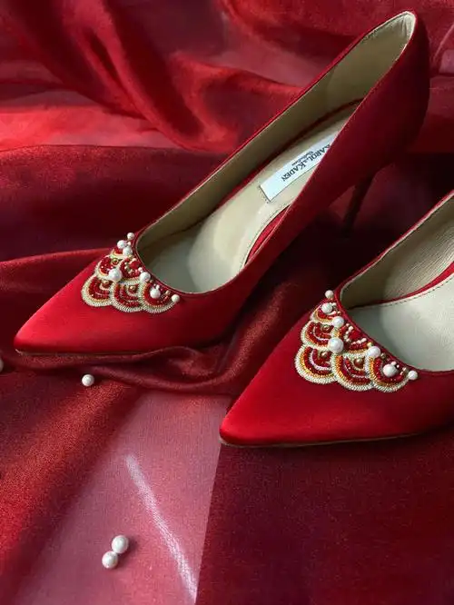 备婚绝美中式婚鞋秀禾敬酒服鞋子