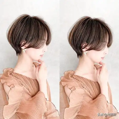 火热的夏季火热的短发,潮流时尚很百变,剪完就是美