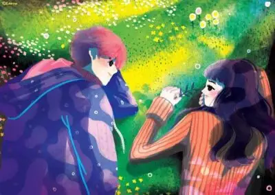 可爱壁纸两个人