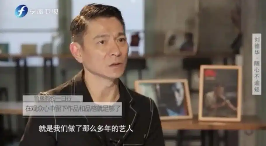 《鲁豫有约一日行刘德华》那么,她姐想,在人品上,他一定是做到了最