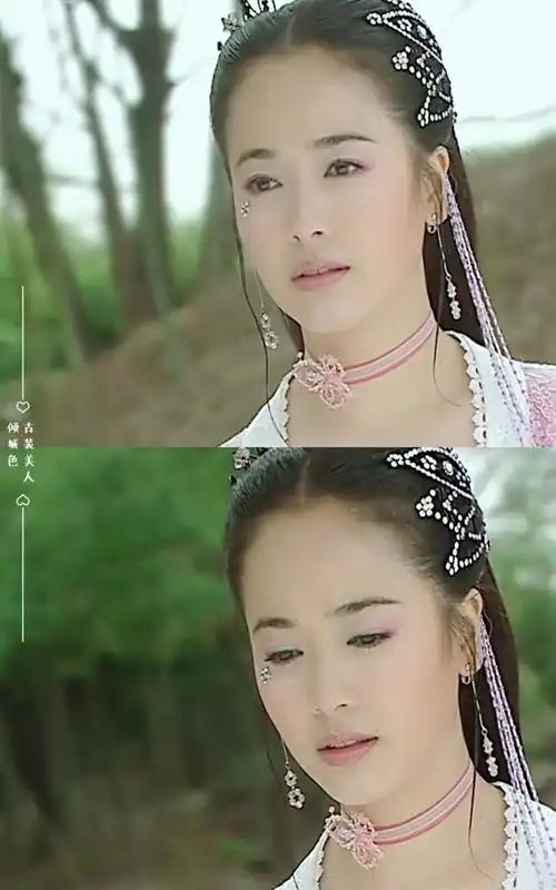 年轻时的左小青清纯甜美,灵气逼人,她宜古宜今,古装剧《名捕震关东》