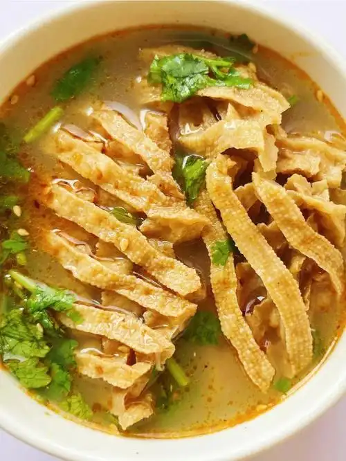 真的巨好吃食材:豆腐串,浓汤宝,香菜,蒜汁做法:11566豆腐串煮熟