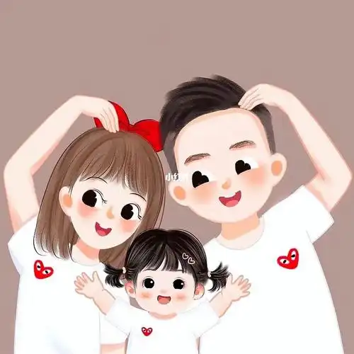 一家三口亲子头像