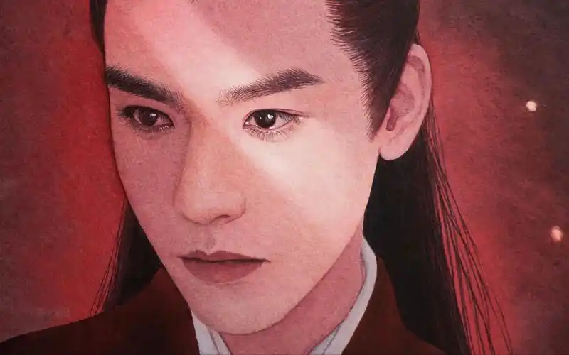 手绘水彩温客行山河令温客行龚俊