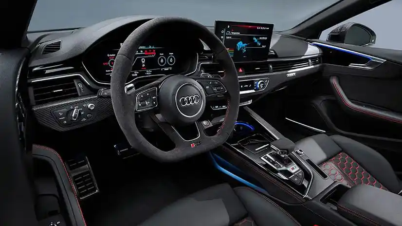 奥迪a8奢华内饰黑车豪车