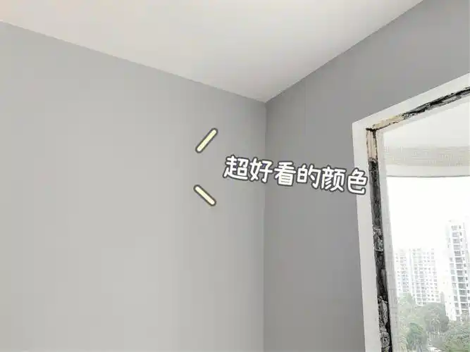 真的费心费力费神今天看到刷好的客厅 我可太喜欢了啊 是我想要的灰色