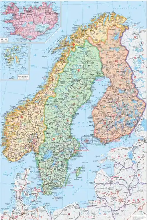 瑞典地图(图 1)