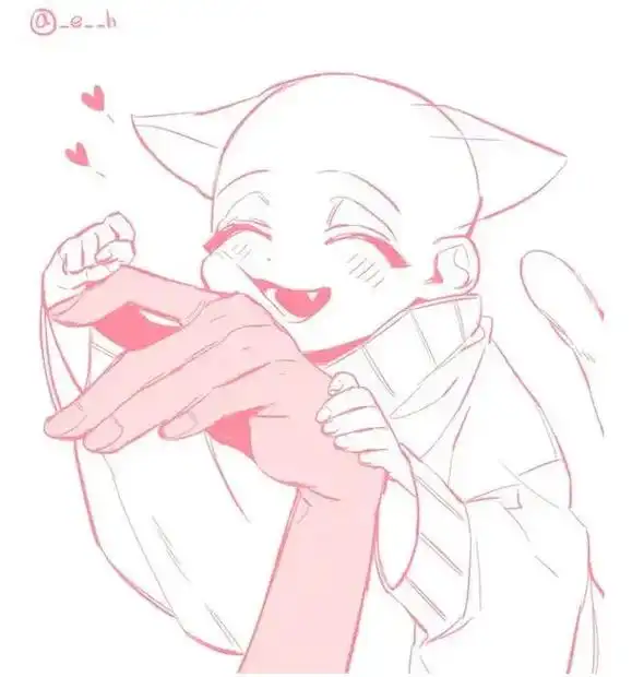 q版双人线稿～#procreate零基础绘画教学 #proc - 抖音