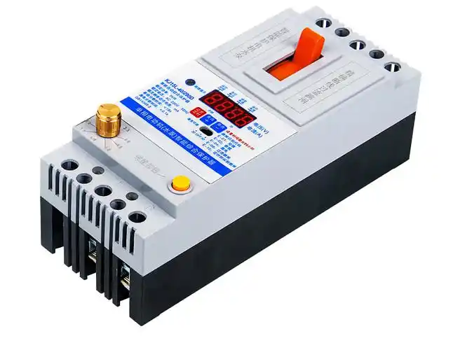 220单相三相电动机综合保护器380v缺相过载漏电堵转过热保护开关 40a