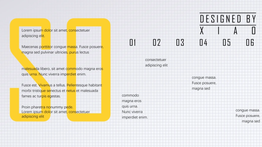 极简个性风工作日程安排ppt模板