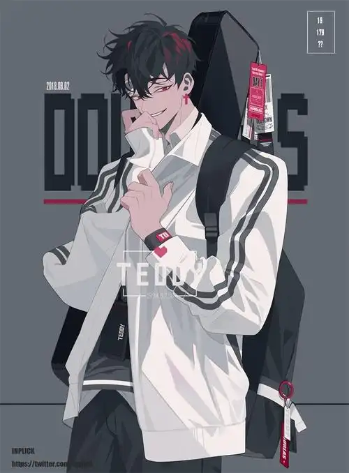 帅气的动漫男生插画壁纸,颜值满分的二次元小哥哥