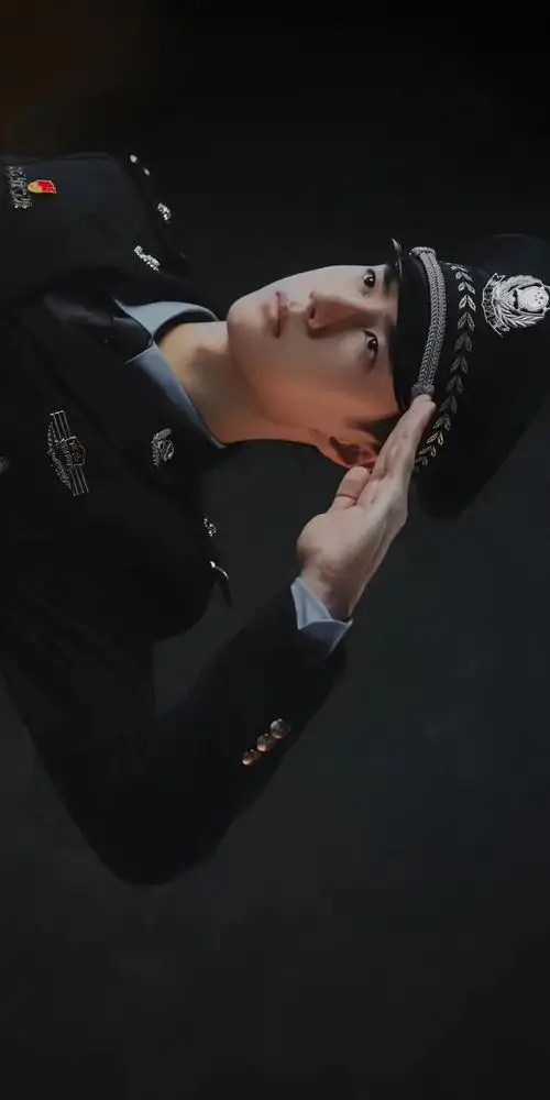 王一博军装壁纸