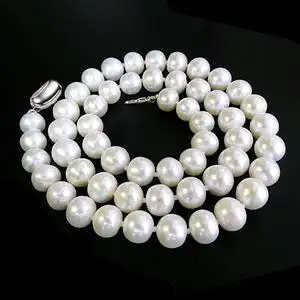珍珠项链天然淡水89mm送妈妈图片
