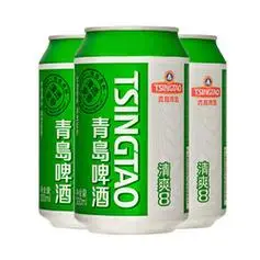 tsingtao青岛啤酒清爽8度330ml24罐