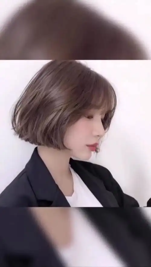 造型/直短发/减龄短发/甜美可爱短发|||发型设计: 7215这款齐耳