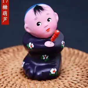 泥塑人物摆件泥人张