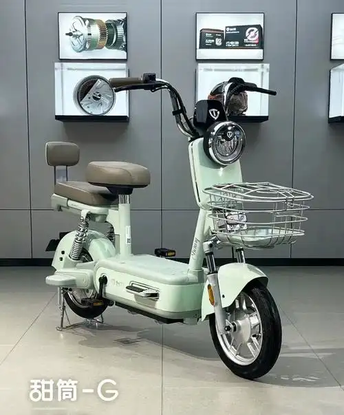 亲测~台铃电动车新款甜筒新国标智能刷卡大电池长续航成人小款型代步