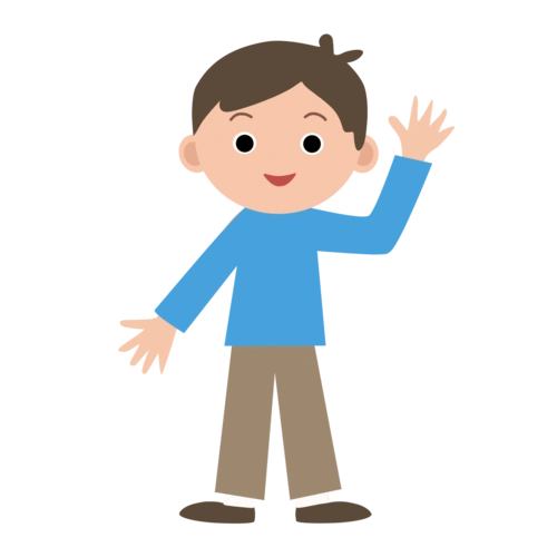 卡通人物站立图片大全