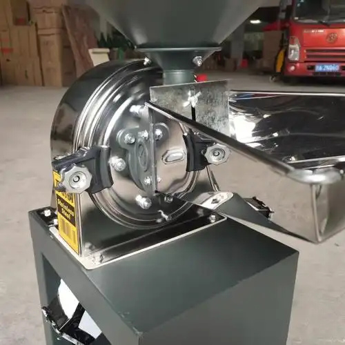 德骊嘉直销小型家用磨粉机不锈钢饲料粉碎机辣椒调料材磨粉机细配件半